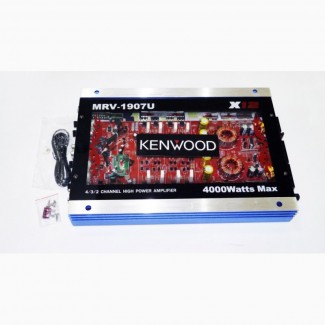 Автомобильный усилитель звука Kenwood MRV-1907U + USB 4000Вт 4х канальный
