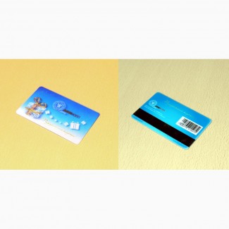 Пластиковая карточка со стерео/варио эффектом