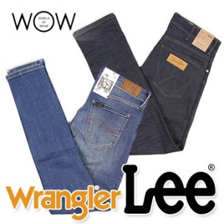 WRANGLER LEE джинсы для женщин и мужчин оптом. Новое поступление
