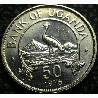 Уганда, 50 центов 1976 год ОТЛИЧНАЯ