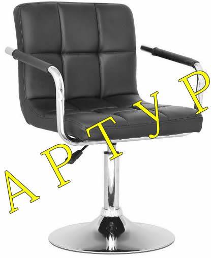 Фото 3. Офісне крісло Артур на коліщатах стул Артур белый черный на колесиках и на блине