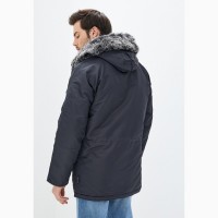 Зимова чоловіча куртка аляска Airboss Winter Parka (темно-сіра)