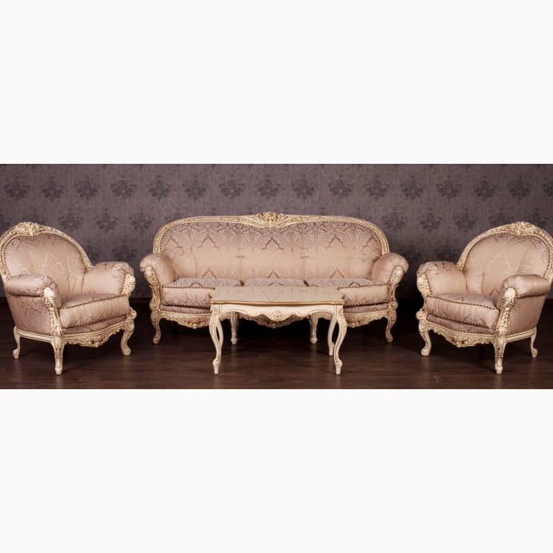 Фото 8. Классический диван Вероника с креслом Барокко стиль