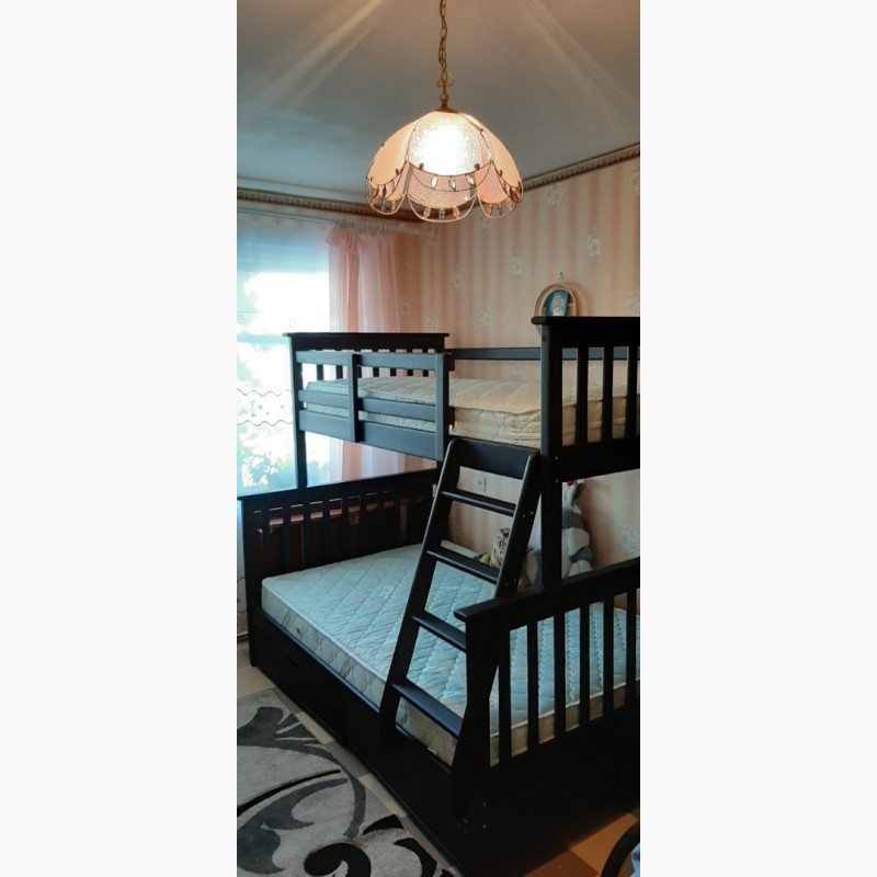 Фото 10. Кровать двухърусная детская трехместная трехспальная Жасмин Олигарх детская