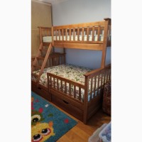 Кровать двухърусная детская трехместная трехспальная Жасмин Олигарх детская