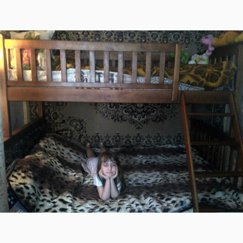 Фото 6. Кровать двухърусная детская трехместная трехспальная Жасмин Олигарх детская