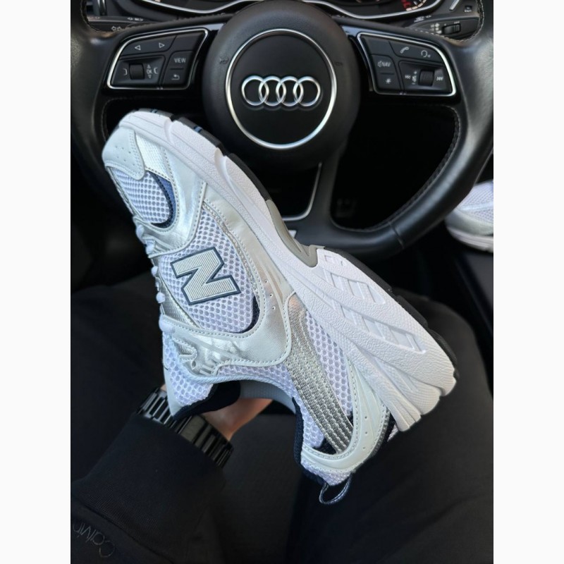 Фото 3. New Balance 530 Silver Navy White Premium - кроссовки мужские белые
