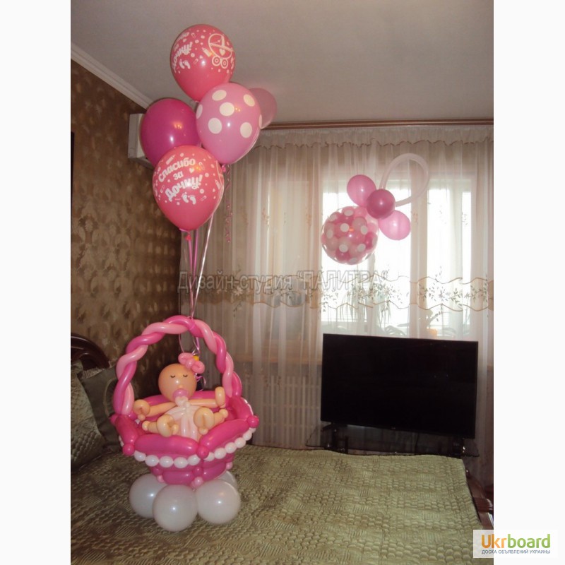 Фото 13. Оформление детских праздников воздушными шарами