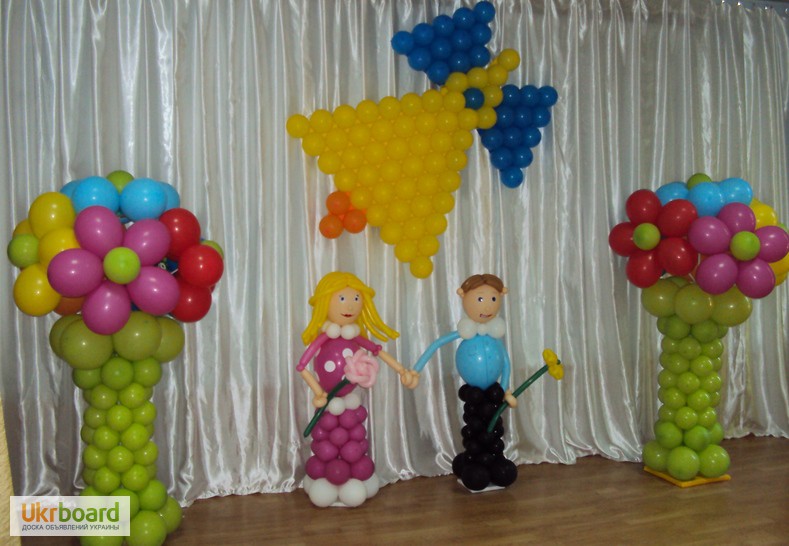 Фото 6. Оформление детских праздников воздушными шарами