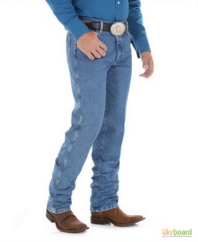 Фото 2. Джинсы Wrangler 47MWZSW Premium Performance Cowboy Cut Regular Fit Jeans - Stonewashe(США)