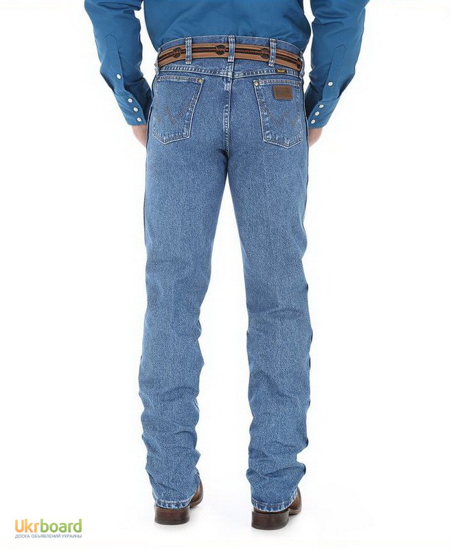 Фото 3. Джинсы Wrangler 47MWZSW Premium Performance Cowboy Cut Regular Fit Jeans - Stonewashe(США)