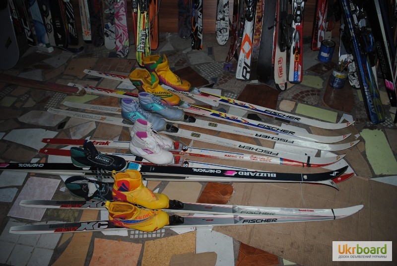 Фото 3. ПРОКАТ. Горные, беговые лыжи, и ботинки и Сноуборды