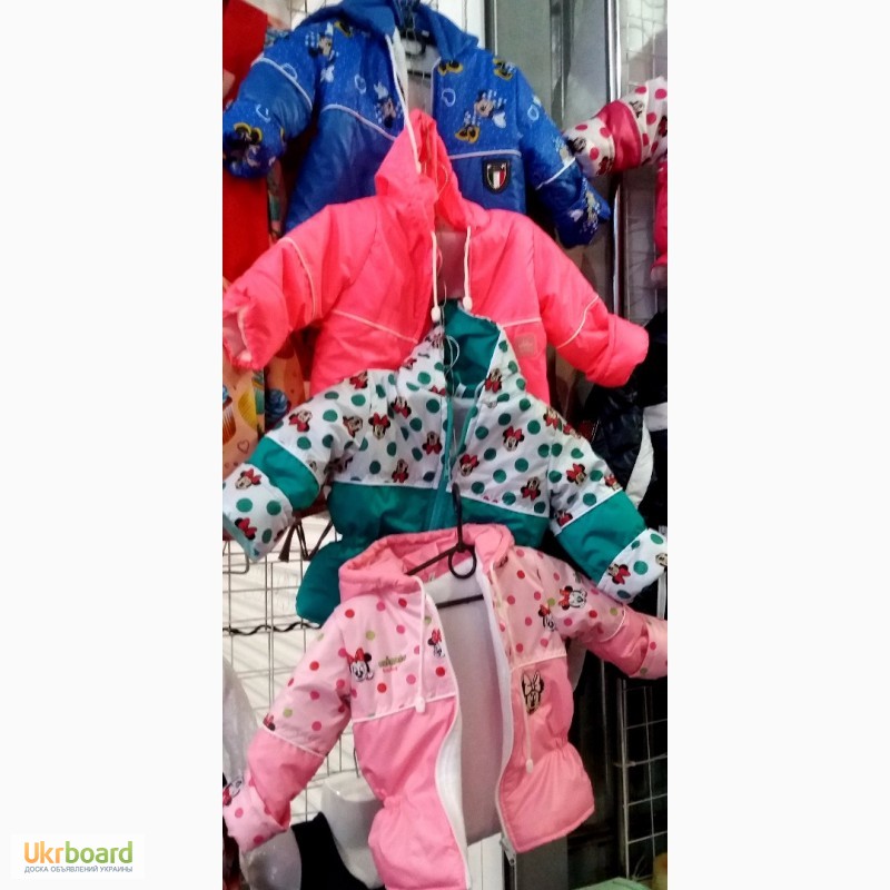 Фото 2. Детские демисезонные куртки Микки Маус от полугода до 2, 5 лет
