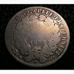 Франция 1 франк 1872 год Серебро 835, вес 5 гр. к195
