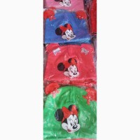 Шапки детские весенние Микки Маус с ушками от 1 года до взрослых размеров