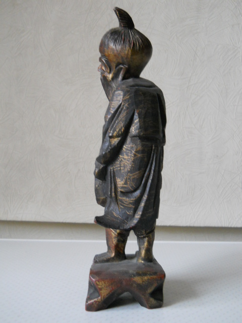 Фото 5. Китайская старинная деревянная статуэтка
