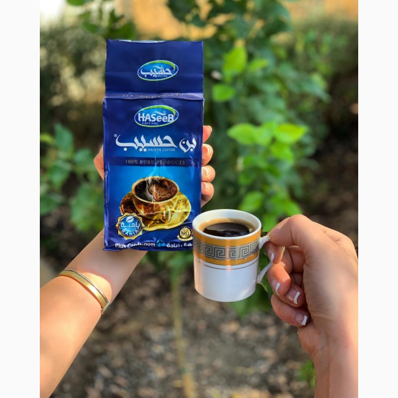 Фото 2. Заварной молотый кофе Haseeb (Хасиб) Сирия, 100% арабика, с кардамоном
