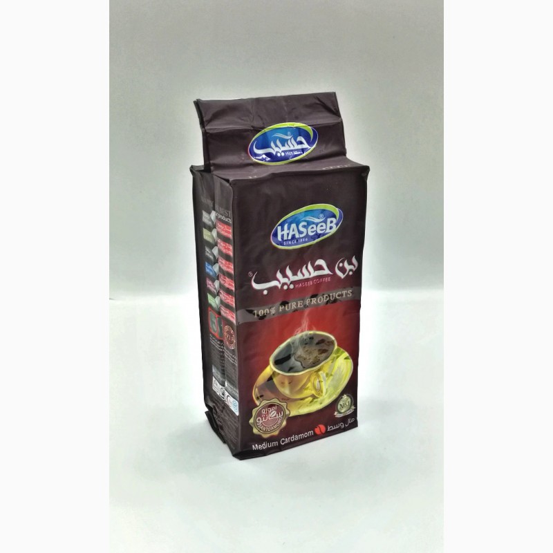Фото 3. Заварной молотый кофе Haseeb (Хасиб) Сирия, 100% арабика, с кардамоном