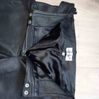 Кожаные брюки женские, outer edge размер 10
