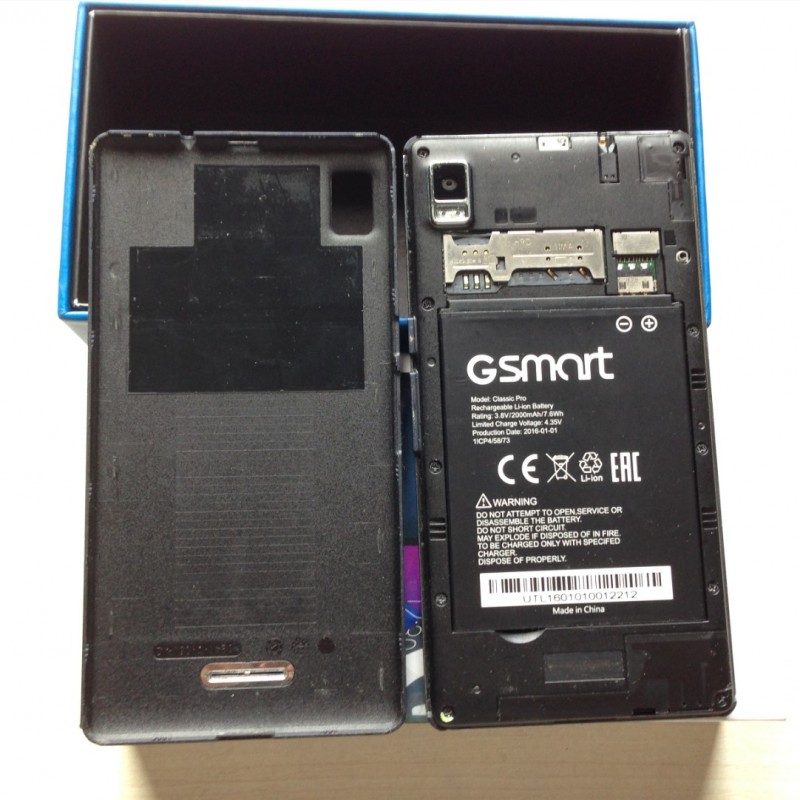 Фото 4. Мобильный телефон смартфон Gigabyte GSmart Classic Pro Dark Blue